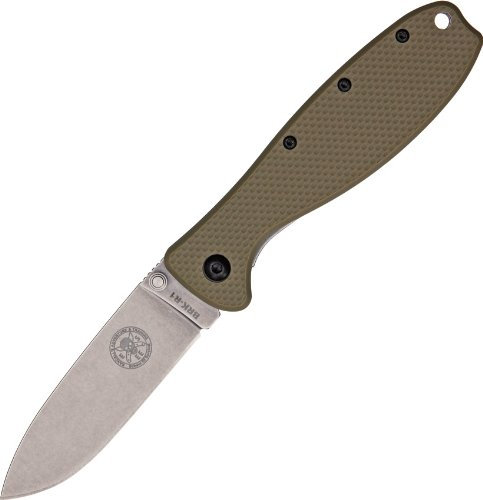 ESEE BRKR1DT Unisex – Erwachsene BRK Designed by, Klappmesser, Klingenlänge: 7.62 cm, Zancudo Framelock, Mehrfarbig, normal
