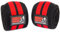 Gorilla Wear Knee Wraps 79 Inch - schwarz/rot - Bodybuilding und Fitness Accessoire, Einheitsgröße
