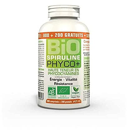 Spiruline Bio Phyco+ - 800 comprimés + 200 gratuits