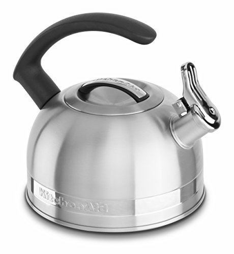 KitchenAid KST20CBST Wasserkocher mit C-Griff und Zierband, 2 l