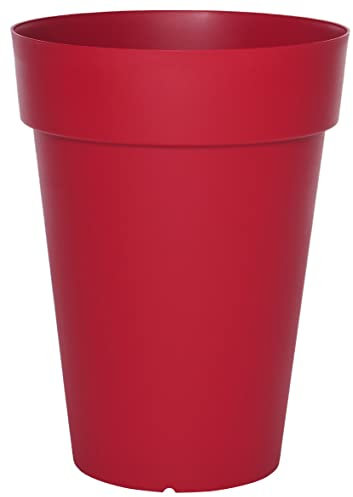 Riviera Pots de fleurs Soleilla Haut Rouge 65 x 65 x 49 cm 72 ml 416656