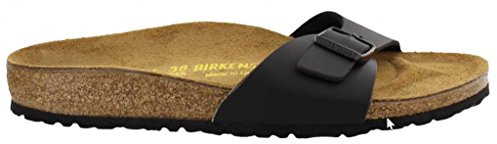 BIRKENSTOCK Damen Sandale Madrid BF Black 35 Pantolette 35 EU Schmal