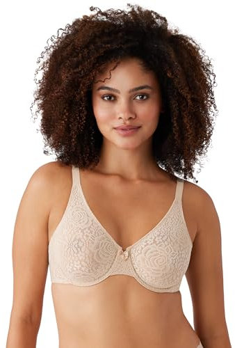 Wacoal Women's Halo Underwire Bra Naturally Nude Beige 36D