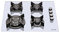 Millar GH6041XEW Tempered Glass Hob With 4 Gas Burners 60 Cm, White