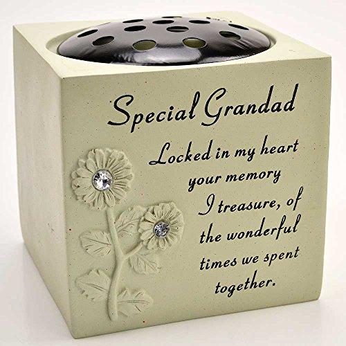 Special Grandad tumba Memorial maceta jarrón
