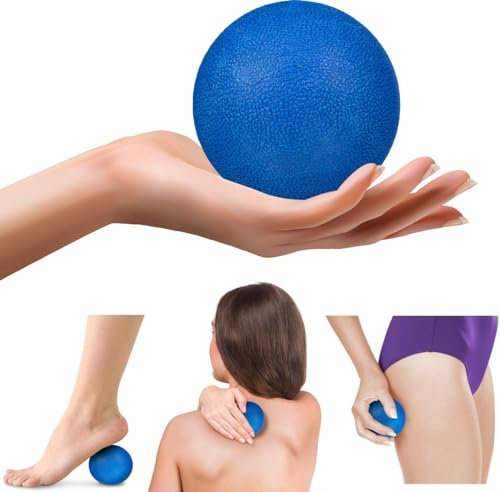 Gymtek® Massageball Faszienball Lacrosse Ball - Durchmesser 6.3 cm