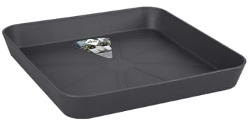 Elho Loft Urban Saucer Square 22cm Sottovaso - Anthracite