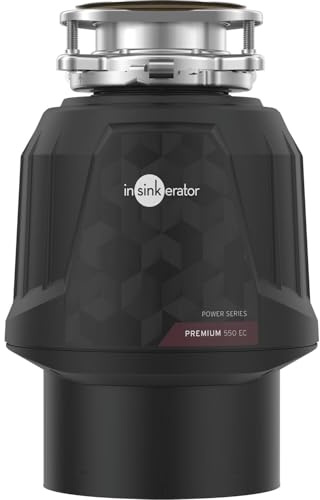 InSinkErator – Premium 550 EC – hushållsavfallsbehållare – enstegs slipteknik – 380 watt – 0,55 hk luftomkopplare