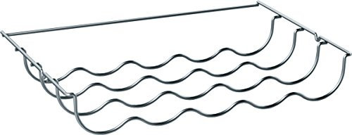 Siemens KS10Z030, Flaschenablage für aufgelistete freistehende Kühlgeräte von Siemens, bis zu 5 Flaschen, 29,05 × 45,81 × 6,87 cm (L × B × H), lebensmittelecht, chrom