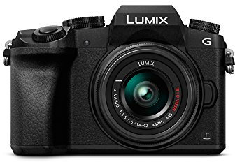 Panasonic LUMIX DMC-G7K Fotocamera Mirrorless Digitale con Obiettivo Standard Zoom LUMIX G VARIO 14-42 mm H-FS1442A, Foto e Video 4K, Wi-Fi, Nero