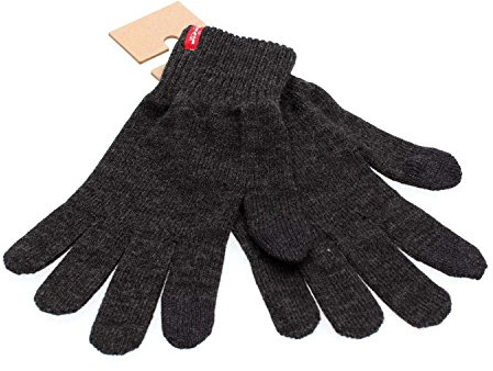 Levi's herr Ben Touch Screen Gloves Handskar, Grå, S