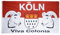 Flaggenfritze® Fanflagge Köln Viva Colonia 90x150cm