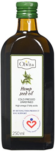 Olio di semi di Canapa, greggio, pressato a freddo, Ol'Vita 250 ml