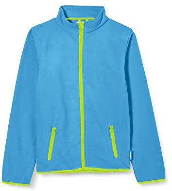 Playshoes Giacca in pile, Piano da esterno Unisex - Bambini e ragazzi, blu acqua, 98