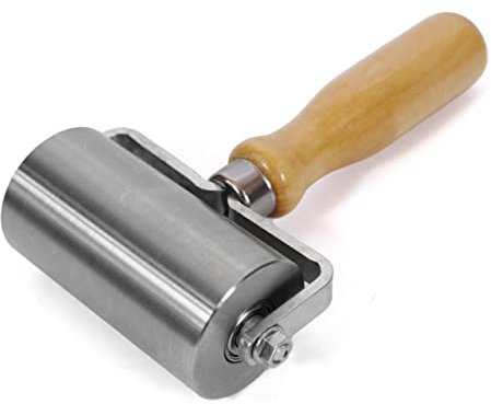 Profi Andrückrolle 90 mm Metall Andrückwalze Andrück Rolle Folie hart Dachdecker