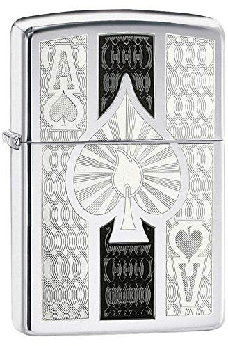 Zippo 24196 Feuerzeug 60001616 Anne Stokes Benzinfeuerzeug, Messing,highPolishChrome,1x3,5x5,5cm, High Polish Chrome, 1 x 3,5 x 5,5 cm