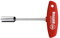 Wiha Stiftschlüssel mit Quergriff Aussenvierkant glanzvernickelt (01008) 12 mm x 125 mm