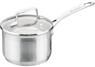 SCANPAN,Silver,SP71231600 Impact 1.8 Litre Saucepan with Lid