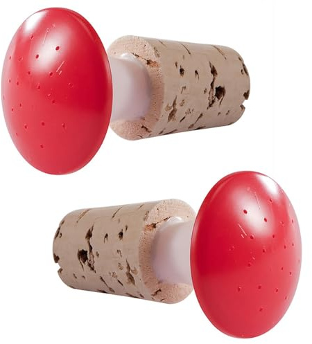Hutzler Laundry Sprinkler 2pc Set, Cork with Plastic Spout - Use for Dampening Clothes for Ironing