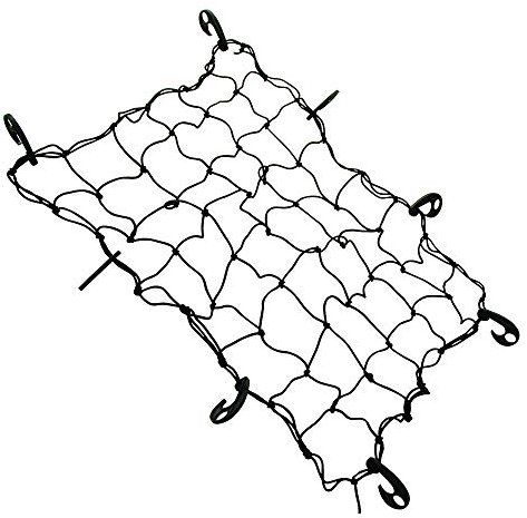 Carpoint 0923290 Red para remolques elástico 90x150cm, Negro