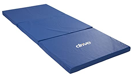 Drive Medical 14700 Tri-Fold Bedside Mat, Blue