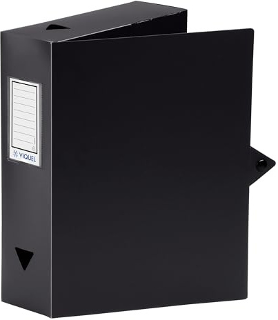 Viquel Class Doc Boîte de classement en polypropylène dos 80 mm Noir