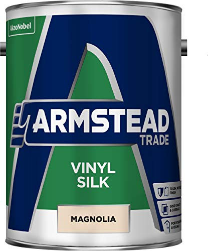 Armstead Trade Vinyl Silk Paint Magnolia 5 Litres