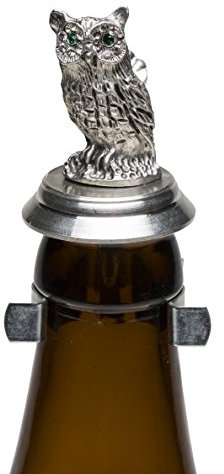 Schnabel-Schmuck Bierflaschen Zinndeckel Flaschenverschluß, Zinn