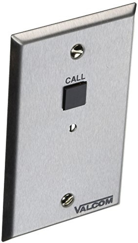 Valcom V-2971 Call In Switch with Volume Control, Stainless Steel