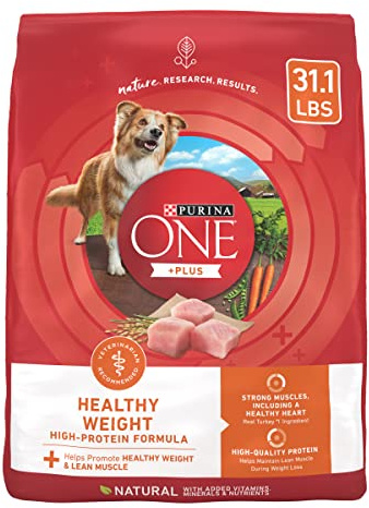 Purina ONE Plus Healthy Weight High-Protein Dog Food Dry Formula - 31.1 lb. Bag