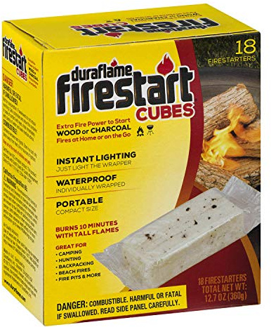duraflame Firestart CUBES Firelighters, 18 pack
