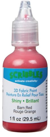 Duncan Fabric Paint, Shiny-Barn Red, OSFA