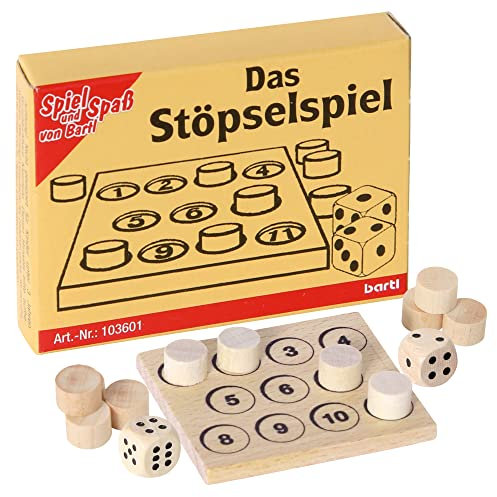 Bartl 103601 Mini-Spiel Das Stöpselspiel