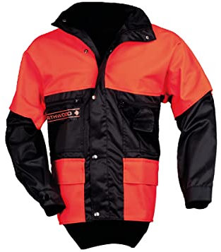 Rartioparts Herren RATIOPARTS Ecoline Größe XXL/3XL Waldarbeiterjacke, anthrazit-rot, XXL/XXXL