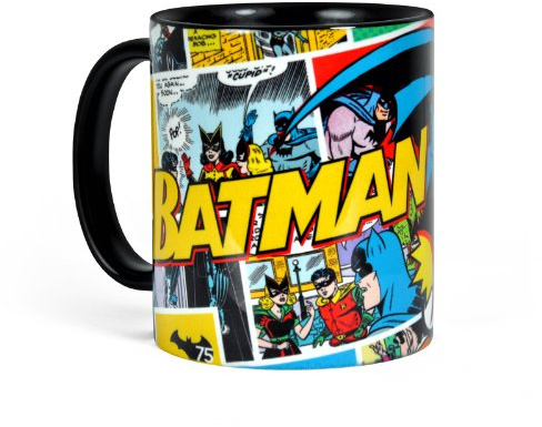 Elbenwald Batman Tasse Retro Comic Style 320ml DC Comics Keramik