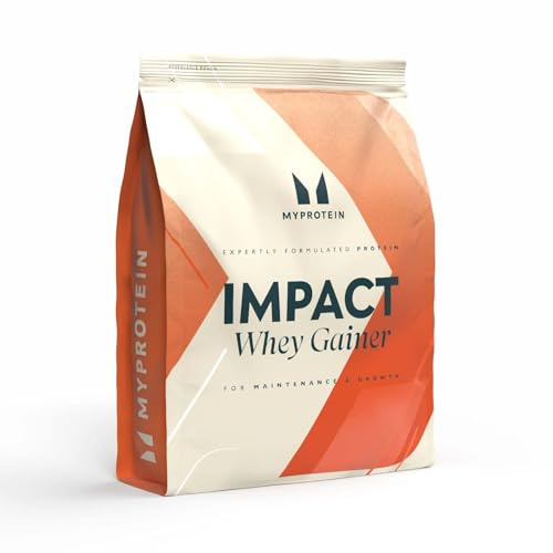 Myprotein Impact Whey Gainer | Unflavoured - 2.5 kg (25 Servings) | Mass Powder Weight Gainer | 31 g Protein & 50 g Complex Carbs Per Serving | 388 Calories for Strength & Muscle Recovery