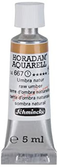 Schmincke – HORADAM® AQUARELL - feinste Künstler-Aquarellfarben, Umbra natur - 5 ml