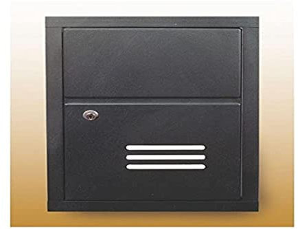 Puerta empotrada para buzón de correo SC1GH, barnizada color gris fundición