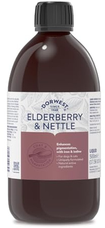 Dorwest Herbs Elderberry and Nettle Extract for Dogs and Cats 500 ml