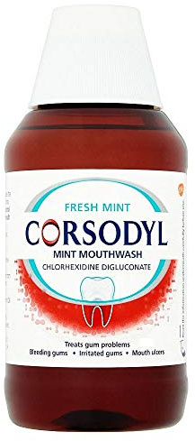 Corsodyl Mint Mouth Wash 2x600ml Bottles