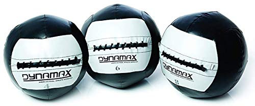 Dynamax Medizinball Standard Ball, Schwarz/Weiß, 8 kg, tf00372