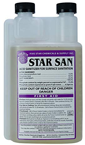 Five Star - 6022b_ - Star San - 32 Ounce - High Foaming Sanitizer