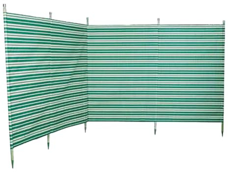 BLUE DIAMOND 5 Pole Green Striped Windbreaker, Green, One Size