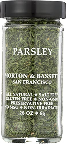 Morton & Bassett Parsley, 0.28 oz – Non-GMO, Salt-Free, Fresh Herb for Garnishes, Soups & Mediterranean Dishes