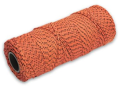 MARSHALLTOWN The Premier Line ML614 Mason's Line 500-Foot Orange and Black Bonded Nylon
