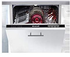 Lave-vaisselle encastrable BRANDT VS1010J - Moteur standard - 10 couverts - L45cm - 47 dB