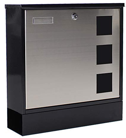 Rottner BOÎTE AUX Lettres Design Mailbox Noire