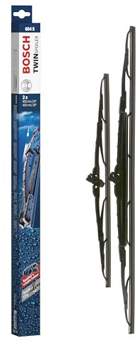 Bosch Scheibenwischer Twin Spoiler 604S, Länge: 600mm/450mm – Set für Frontscheibe