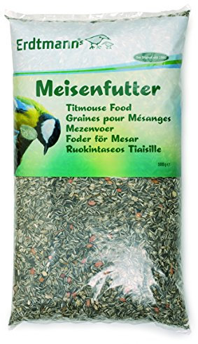 Erdtmanns - Meisenfutter als Streufutter 15kg (3x5kg) I Ohne Weizen I Hochwertiger Inhalt I Beliebt bei verschiedenen Vogelarten I Einfache Handhabung I Vielseitig einsetzbar