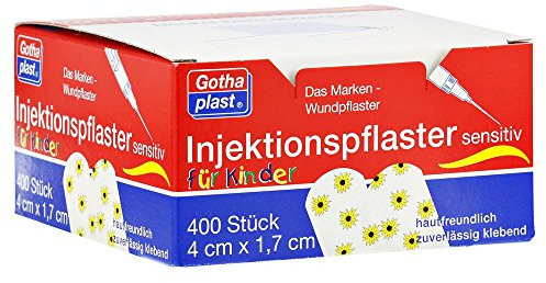 GOTHAPLAST Injektionspfl.Kinder Blume 1,7x4 cm 400 St